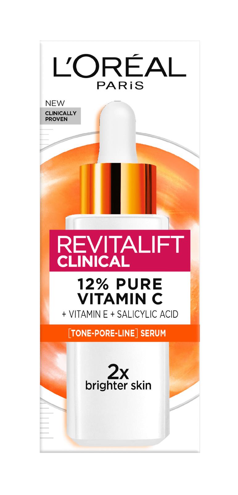 L'OREAL REVITALIFT CLINICAL Tone Pore Line Serum For Brighter Skin 30ml