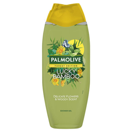 3 PALMOLIVE LUCKY BAMBOO Forest Edition Natural Oils Shower Gel 500ml