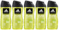 5 ADIDAS PURE GAME 3in1 Aromatic Shower Gel Bottles For Men 250ml