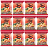 12 THAI CHEF SHRIMP Flavor Instant Noodles Tom Yum Ramen Cream Soup 60g 2.1oz
