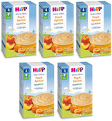 5 HIPP Baby Milk Cereal with Peach & Apricot from 4 Months Gluten Free 250g