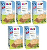 5 HIPP Buckwheat Baby Cereal from 4 Months Gluten Sugar Free 250g 8.8oz