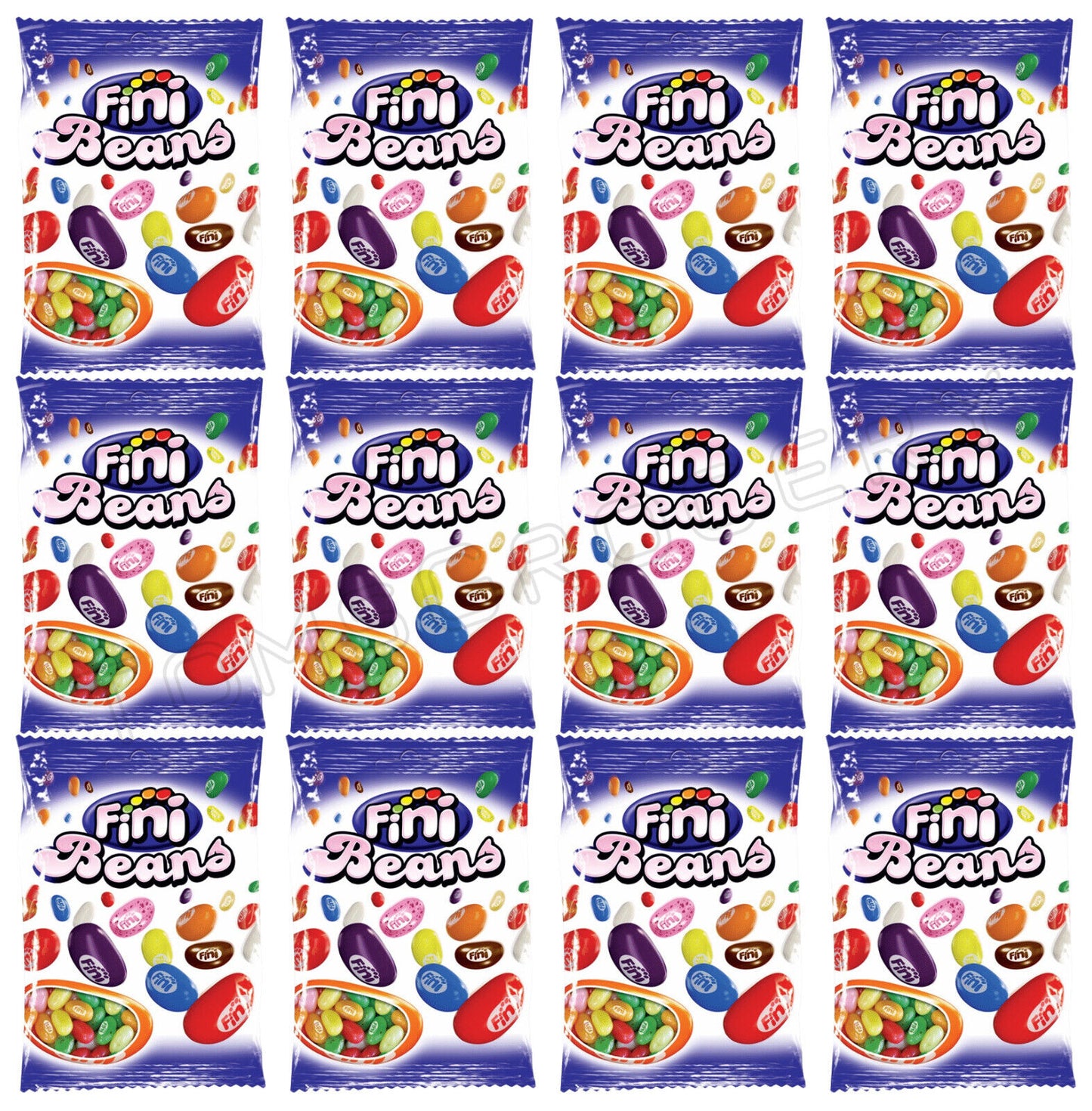 12 FINI JELLY BEANS Candies Sweets Dragee European Snacks Gluten Free 85g 3oz