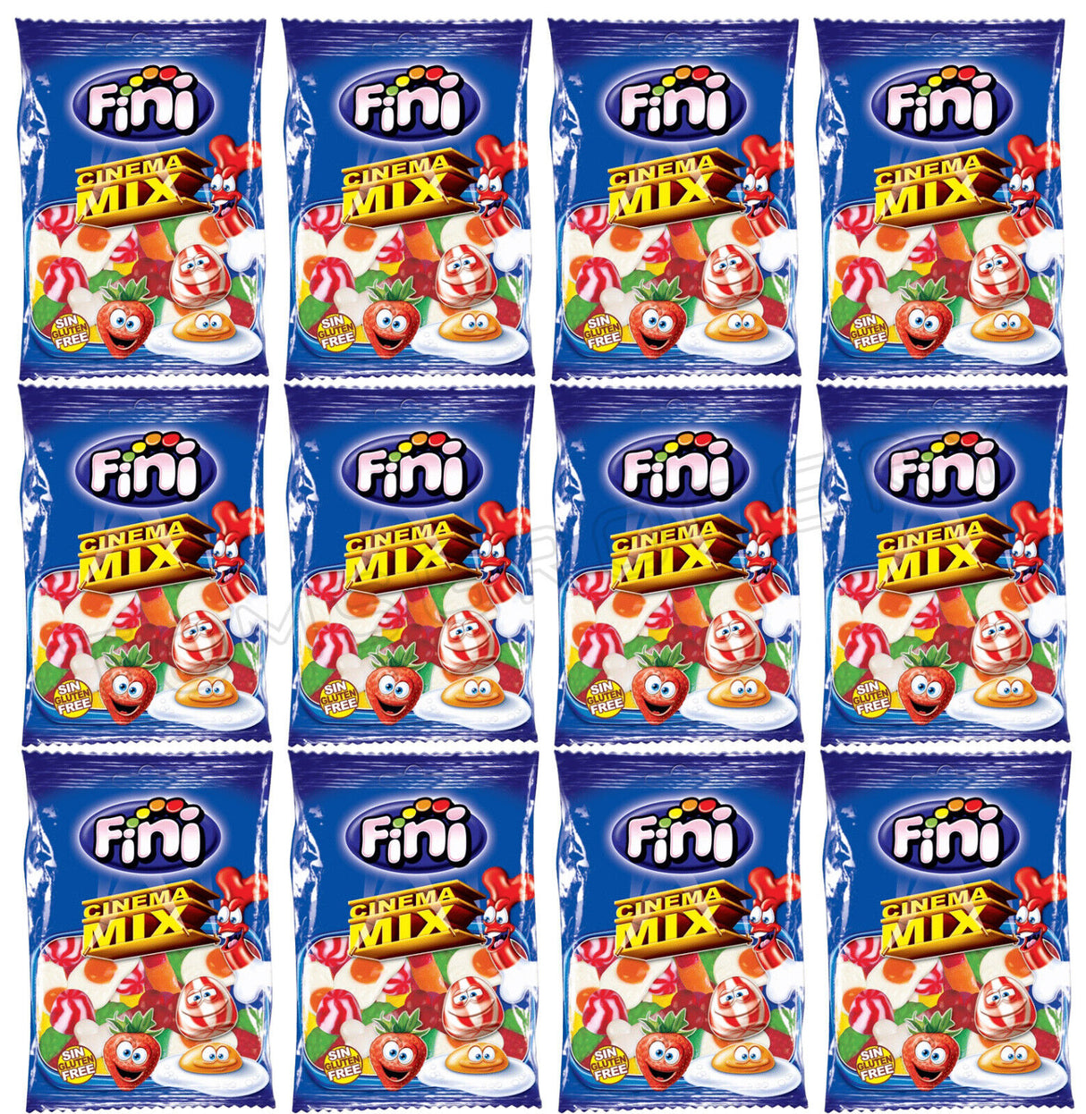12 FINI CINEMA MIX Assorted Gummies Candies Sweets European Snacks 90g