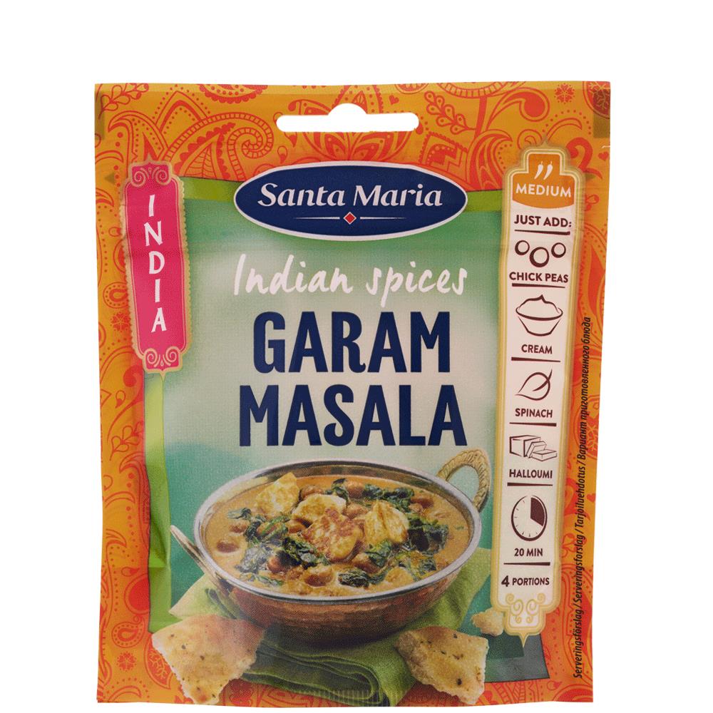 4 SANTA MARIA GARAM MASALA Indian Spice Seasoning Mix Pack 33g 1.16oz