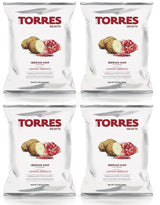 4 TORRES IBERIAN HAM Flavor Premium Potato Chips European Snacks 150g 5.29oz