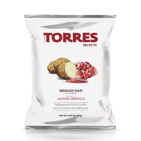 TORRES IBERIAN HAM Flavor Premium Potato Chips European Snacks 150g 5.29oz