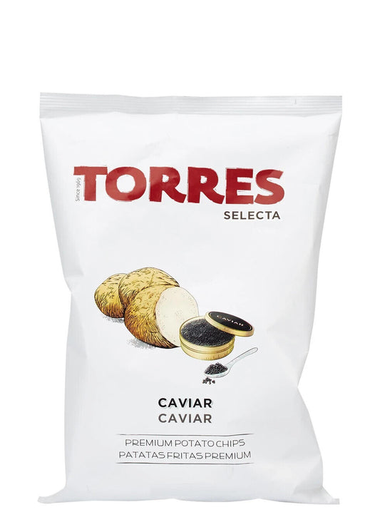 TORRES CAVIAR Flavor Premium Potato Chips 110g 3.8oz