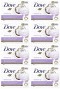 8 DOVE Relaxing Beauty Cream Bar with Coconut Milk & Jasmine Petals Scent 90g