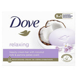 8 DOVE Relaxing Beauty Cream Bar with Coconut Milk & Jasmine Petals Scent 90g
