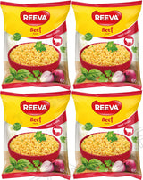 4 REEVA BEEF Flavor Instant Ramen Noodle Soup Snacks (Rollton) 60g 2.2oz