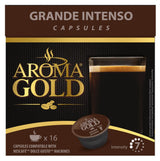 AROMA GOLD GRANDE INTENSO Flavor Coffee Capsules Box for Dolce Gusto Machines
