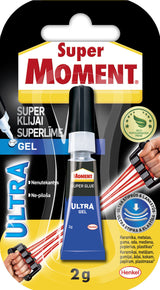 6 SUPER MOMENT ULTRA GEL Flexible Waterproof Super Glue Strong Instant Adhesive