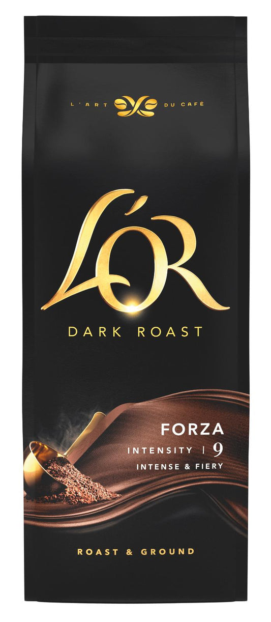 L'OR DARK ROAST FORZA INTENSE & FIERY Ground Coffee 250g 8.8oz