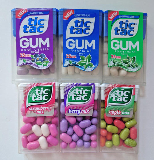 TIC TAC Mints Collectors Bundle Expired Sealed Boxes (pack of 6)