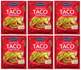 6 SANTA MARIA TACO Original Seasoning Spice Mix Chili, Cumin & Oregano Mild Blend 28g