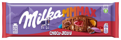 6 MILKA MMMAX CHOCO JELLY Milk Chocolate Bars European Sweets 250g 8.8oz