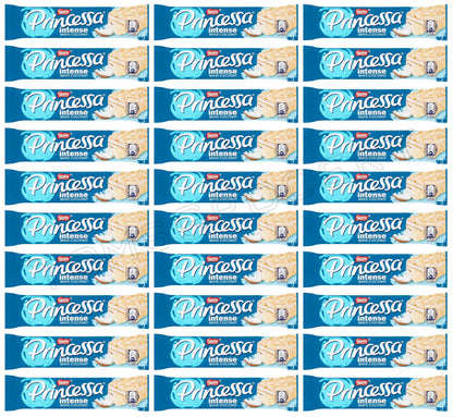 30 PRINCESSA INTENSE Coconut Flavor Wafers European Sweets Snacks 30.5g 1.07oz