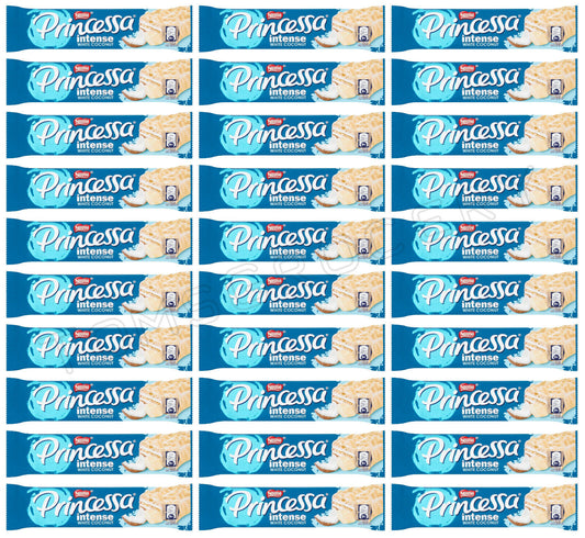 30 PRINCESSA INTENSE Coconut Flavor Wafers European Sweets Snacks 30.5g 1.07oz