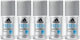 5 ADIDAS MEN FRESH 48H Dry Freshness Antiperspirant Roll On Deodorant 50ml