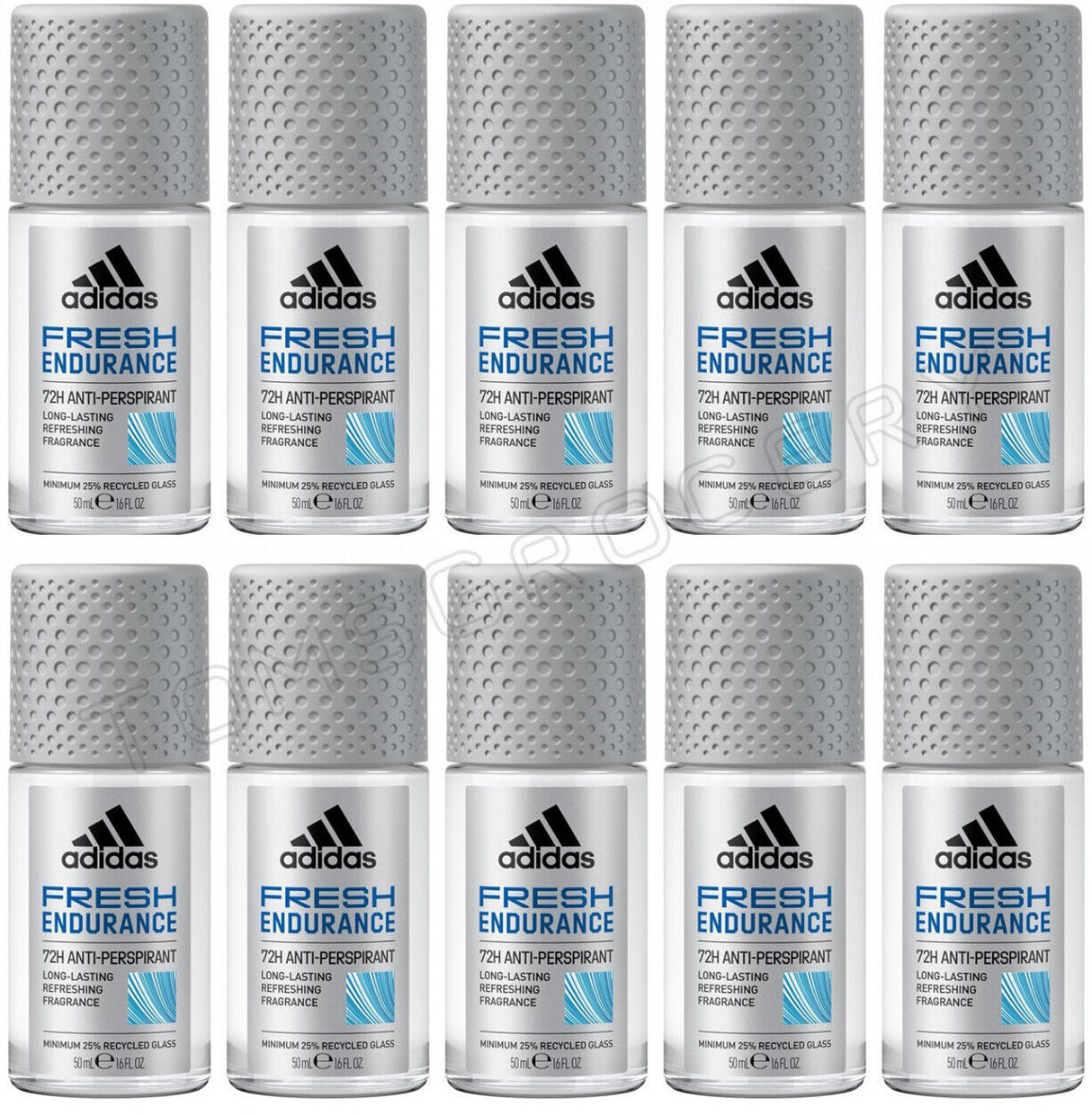 10 ADIDAS MEN FRESH ENDURANCE 72H Antiperspirant Roll On Deodorant 50ml