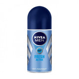 3 NIVEA MEN FRESH ACTIVE Long Lasting 48h Roll On Deodorant Anti-Perspirant