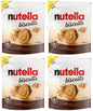 4 NUTELLA BISCUITS Crunchy Cookies with Chocolate Filling Party Snacks 193g