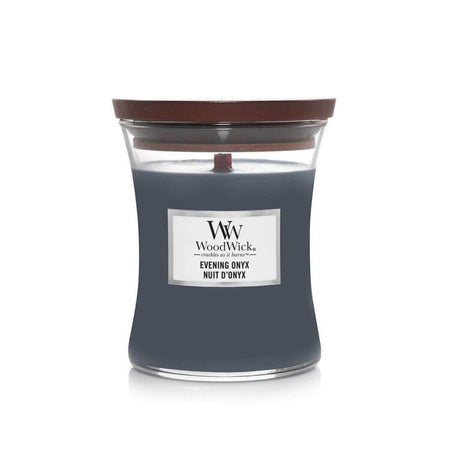 WOODWICK EVENING ONYX Scented Hourglass Candle 85g 3oz