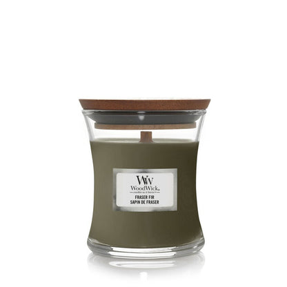 WOODWICK FRASIER FIR Scented Hourglass Candle 85g 3oz