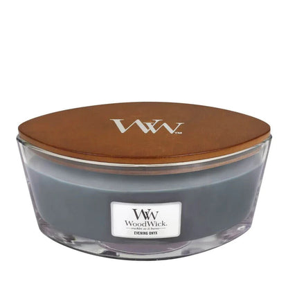 WOODWICK EVENING ONYX Scented Ellipse Jar Candle 453g 16oz