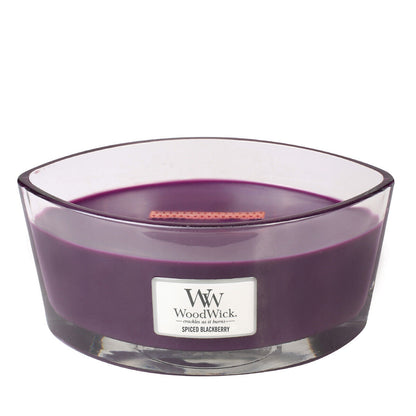 WOODWICK SPICED BLACKBERRY Scented Ellipse Jar Candle 453g 16oz