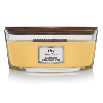 WOODWICK SEASIDE MIMOSA Scented Ellipse Jar Candle 453g 16oz