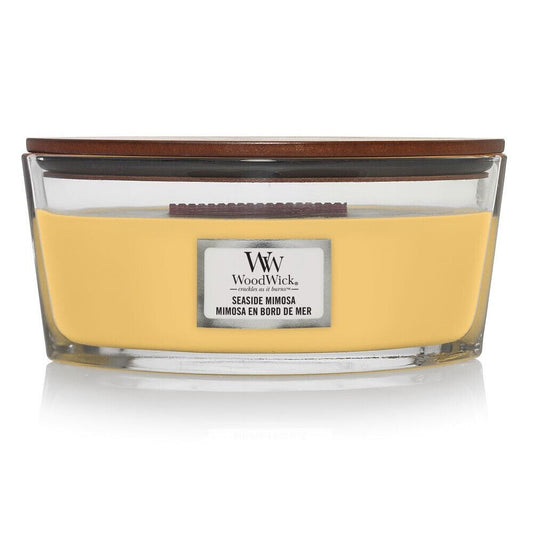 WOODWICK SEASIDE MIMOSA Scented Ellipse Jar Candle 453g 16oz