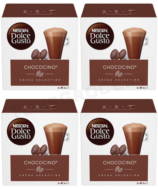 4 NESCAFE CHOCOCINO Chocolate Coffee Capsules Pods for Dolce Gusto Machines