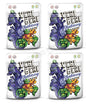 4 VERI BERI BLUEBERRY 100% Natural Vegan Gummy Stripes Sugar Free 50g 1.7oz
