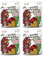 4 VERI BERI CHERRY 100% Natural Vegan Gummy Stripes Sugar Free 50g 1.7oz