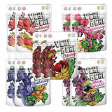 10 VERI BERI CHERRY 100% Natural Vegan Sugar Free Gummy Stripes Bundle 50g 1.7oz