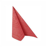 Napkins ROYAL Collection 1/4 Fold RED Ornaments 40 x 40cm 15.75 x 15.75in