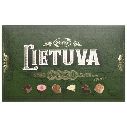 LITHUANIA Hand Made Premium Chocolate Candies Selection Gift Box 175g 6.1oz