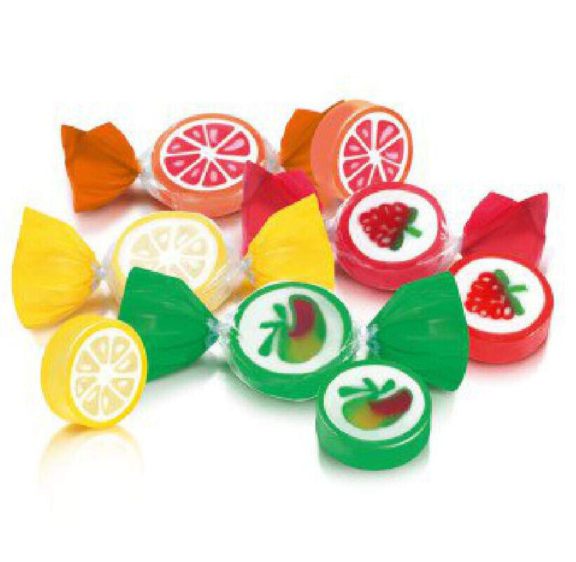 3 ROSHEN ROXIUKAS Retro Hand Made Fruit Flavor Hard Candies Sweets Bonbons 100g