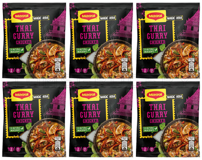 6 MAGGI THAI CURRY CHICKEN Preparation Seasoning Spice Mix 34g 1.2oz