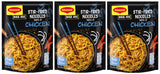3 MAGGI ASIA CHICKEN Flavor Stir-Fried Instant Noodles 121g 4.2oz