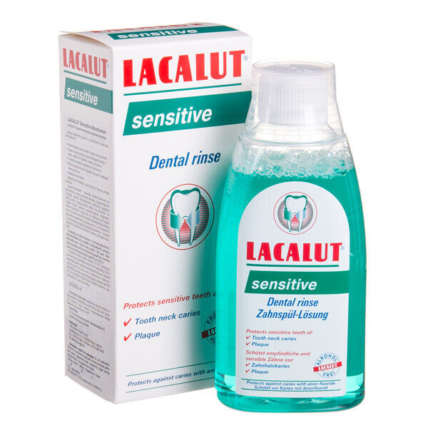 LACALUT SENSITIVE Dental Rinse Daily Alcohol Free Mouthwash 300ml