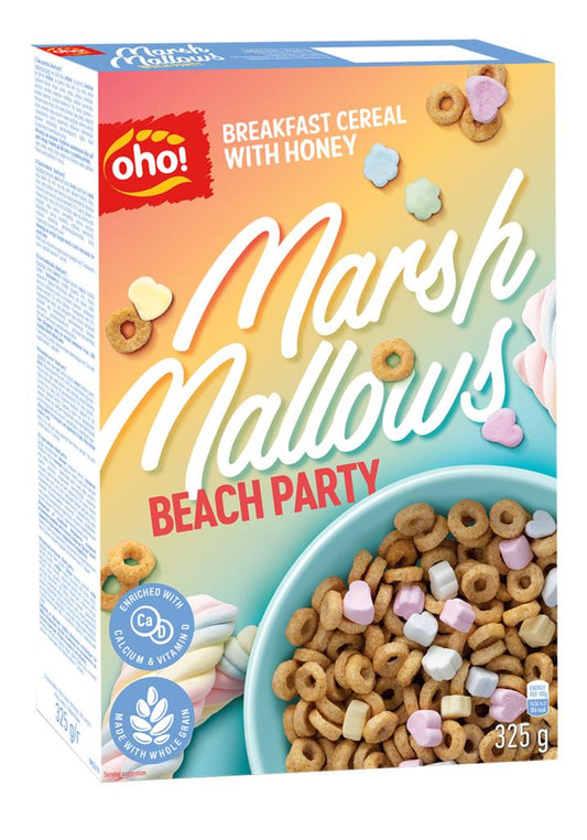 BEACH PARTY Breakfast Cereal with Honey & Marshmallows 325g 11.5oz