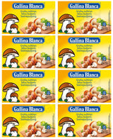 8 GALLINA BLANCA MUSHROOM Soup Cubes Bouillon Broth 80g 2.8oz