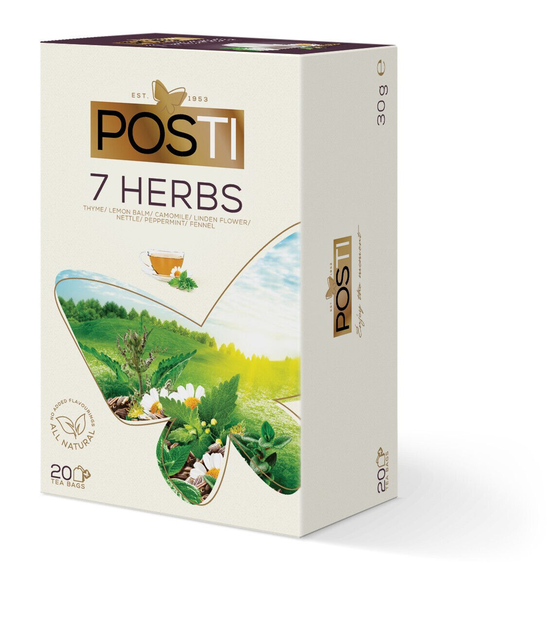 3 POSTI 7 HERBS NATURAL Herbal Infusion Tea 60 servings