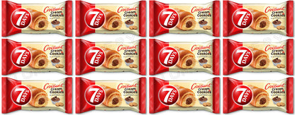 7DAYS Croissants with Cream Cookies Filling Fun Snacks Sweets 12 x 60g 2.1oz