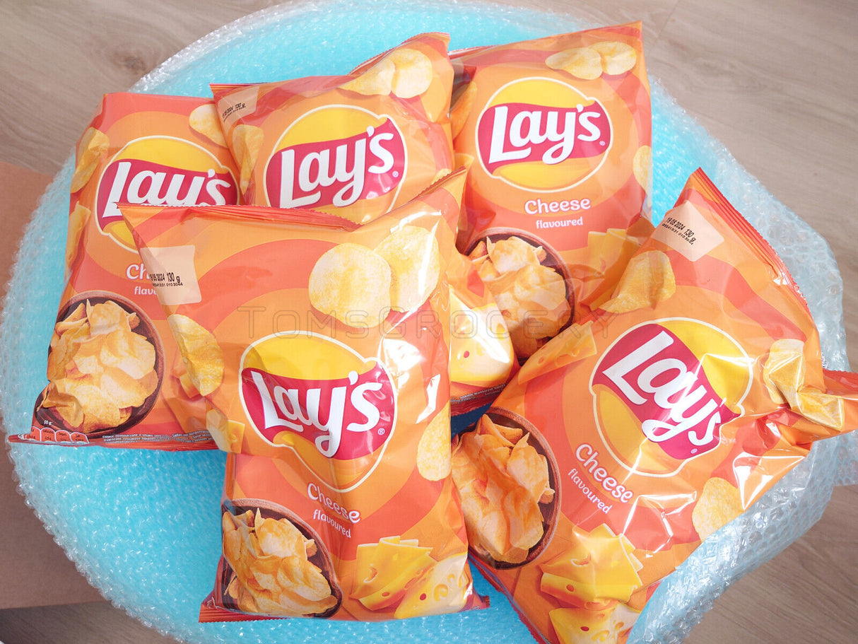 5 LAYS CHEESE Flavor Potato Chips Snacks 130g 4.6oz