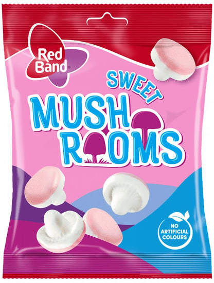 RED BAND SWEET MUSHROOMS Gummi Candy Snacks Sweets Gummies 100g 3.5oz