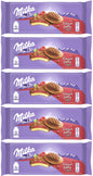 5 MILKA CHOCO JAFFA Cookies with Raspberry Jelly Filling 147g 5.2oz